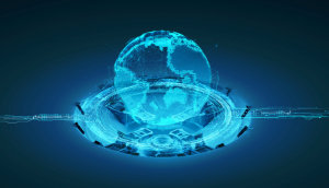 ologramma del pianeta terra