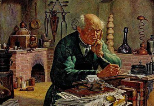 Paracelso in laboratorio