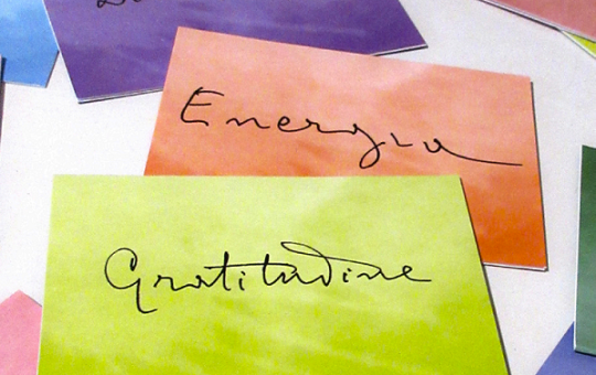 parole evocatrici di assagioli - foglietti